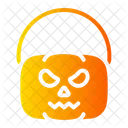 Pumpkin Bucket  Icon