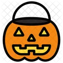 Pumpkin Bucket Icon