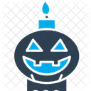 Pumpkin Candle Candle Decoration Icon