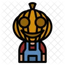 Pumpkin Character  Icon