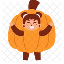 Pumpkin Character  Icon