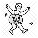 Halloween Doodles Spooky Icons Halloween Decor Icon