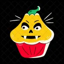 Pumpkin Cupcake  Icon