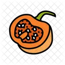 Pumpkin Cut Piece Pumpkin Piece Pumpkin Icon