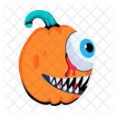 Pumpkin Eye Pumpkin Face Spooky Pumpkin Icon