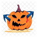Scary Pumpkin Pumpkin Face Halloween Pumpkin Icon