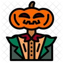 Pumpkin Ghost Pumpkin Monster Icon