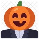Pumpkin Head Pumpkin Halloween Icon