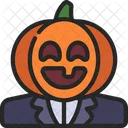 Pumpkin Head Man Icône