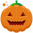 Pumpkin Evil Ghost Icon