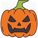 Pumpkin Halloween Scary Icon