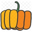Pumpkin Halloween Fruit Icon