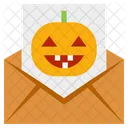 Pumpkin Letter  Icon
