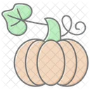 Pumpkin Patch Lineal Color Icon Icon