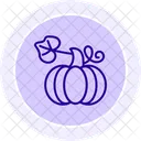 Pumpkin Patch Line Icon Icon