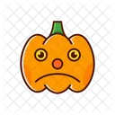 Pumpkin Sad  Icon