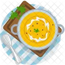 Pumpkin Soup Lunch Icon