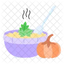 Pumpkin Soup Bowl Icon