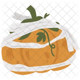 Pumpkin with bandage  Icon