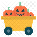 Pumpkins Cart  Icon