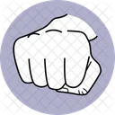 Punch Attack Boxing Icon