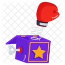 Fool Day Punch Box Punch Prank Icon
