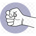 Punching Punch Fingers Action Icon