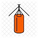 Punching Bag Fitness Workout Icon