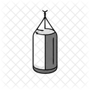 Punching Bag Fitness Workout Icon