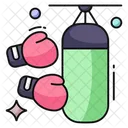 Punching Bag Punching Box Boxing Bag Icon