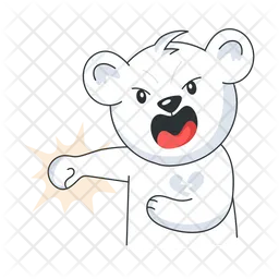 Punching Bear  Icon