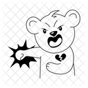 Punching Bear  Icon