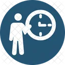 Punctual Man  Icon