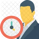Punctual Appointment Clock Icon