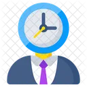 Punctual Person  Icon