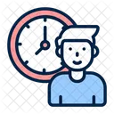 Punctuality On Time Clock Icon