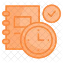 Time Clock Calendar Icon