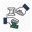 Corruption And Punishment Filled Outline Icon Set Icons Are Created On Pixel Grid 48 X 48 Pixel Lets Enjoy Please Icon