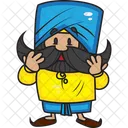 Punjabi Man  Icon