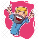 Punjabi Man Dancing  Icon