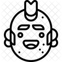 Punk Punk Rock Character Icon