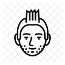 Homme Punk Sous Culture Icône