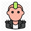 Punk User Avatar Icon