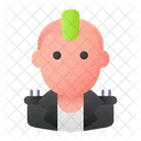 Punk User Avatar Icon
