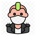 Punk Avatar Mann Symbol