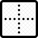 Punkte Gitter Quadrate Symbol