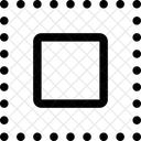 Punkte Gitter Quadrate Symbol