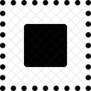 Punkte Gitter Quadrate Symbol