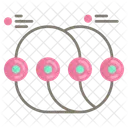 Diagramm Info Verbindung Symbol
