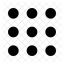 Punkteraster Punkte Raster Symbol